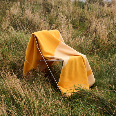 warm yellow blanket