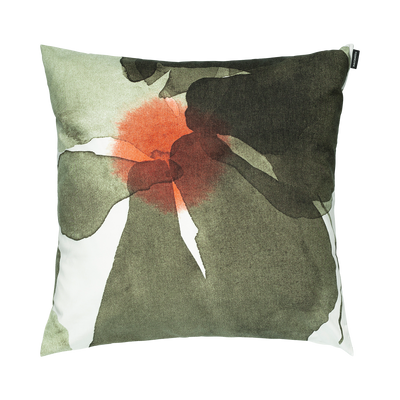 Marimekko Valssi Cushion Cover, white/green/tomato