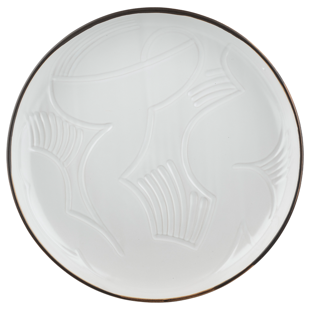 Marimekko Vildmo Serving Platter, terra/white – Touch of Finland