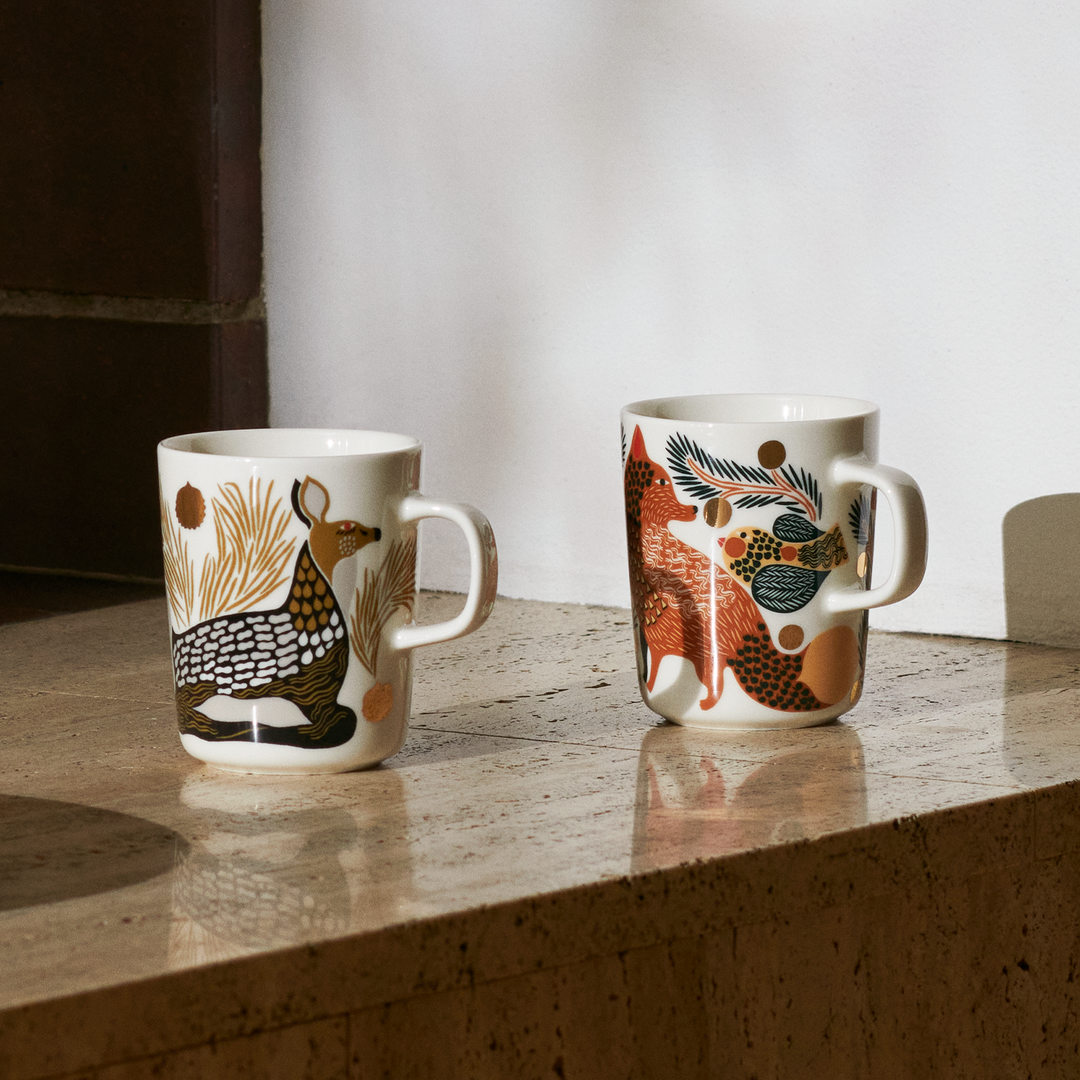 Marimekko Ketunmarja & Peura Mugs (Set of 2) – Touch of Finland