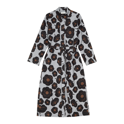 Marimekko Molla Tumma Dress, grey/black/brown