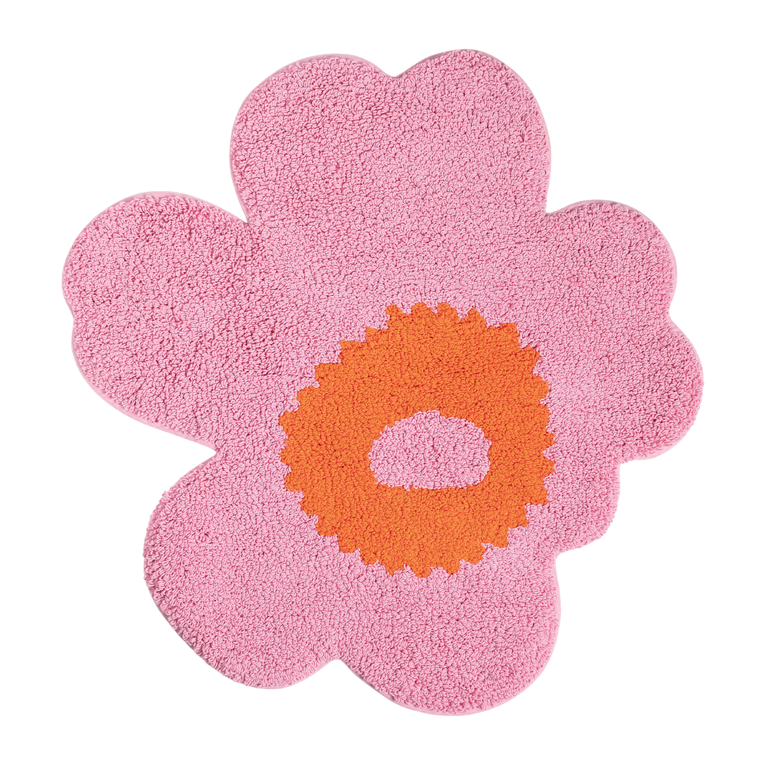 Marimekko Unikko Bath Mat, pink/orange – Touch of Finland Marimekko Unikko Bath Mat, pink/orange – Touch of Finland