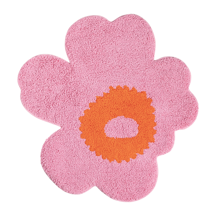 【新品】marimekko unikko バスマット ライトピンク Marimekko Unikko Bath Mat, pink/orange – Touch of Finland