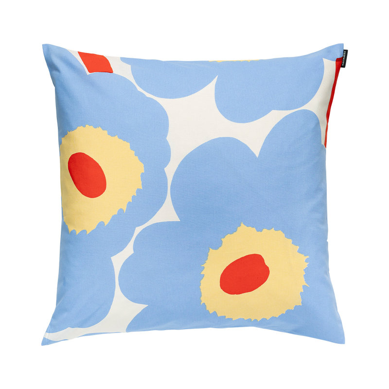 【新品】マリメッコ Unikko Cushion Cover&Cushion Marimekko Unikko Cushion Cover, white/lt.blue/or.red/melon – Touch