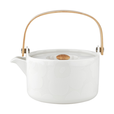 Marimekko Unikko Teapot, off-white/white
