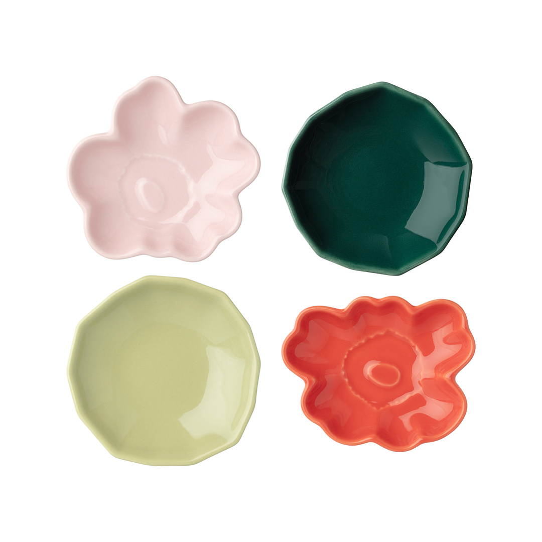 Marimekko Unikko & Kivet Small Plates (Set of 4) – Touch of Finland