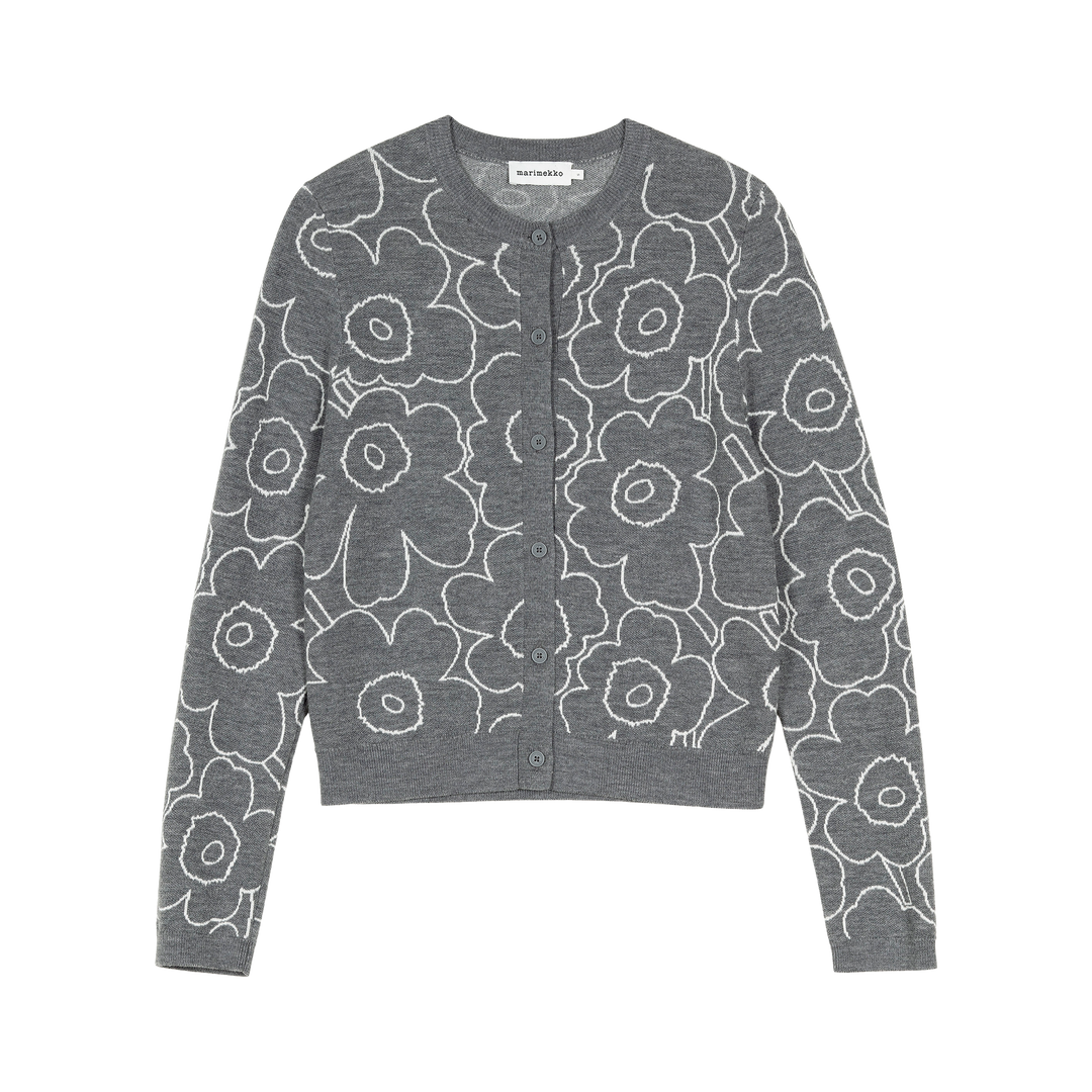 美品 marimekko ウニッコ ボーダー ニットカーディガン ユニセックス marimekko（マリメッコ）の「【kioski】Tasaraita / Sif knit cardigan