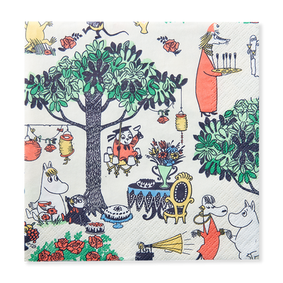 Moomin Garden Party Lunch Napkins (20 pack)