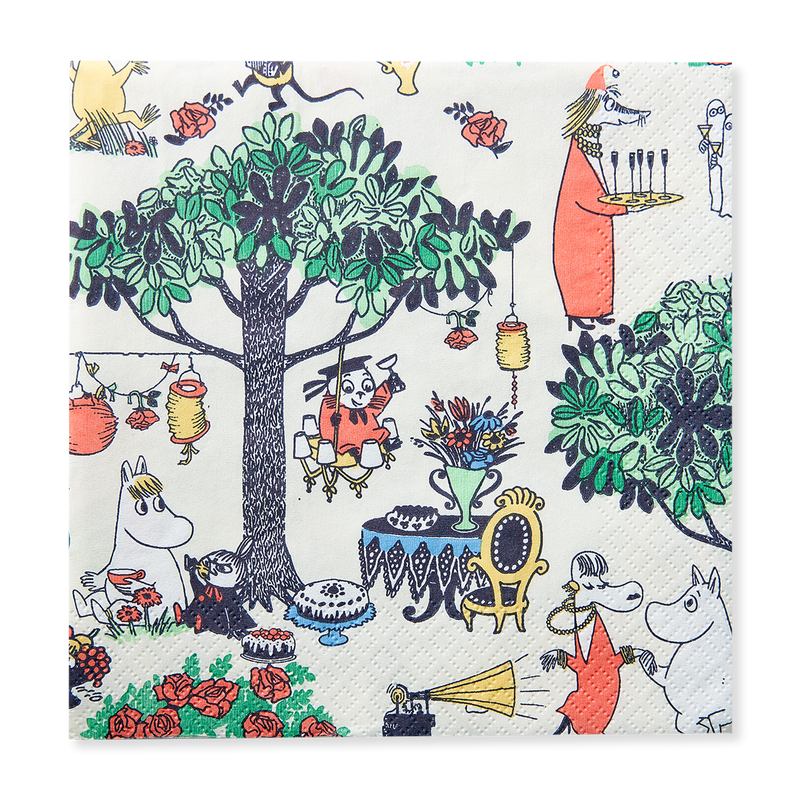 Moomin Garden Party Lunch Napkins (20 pack)