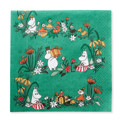Moomin Mistletoe Lunch Napkins (20 pack)