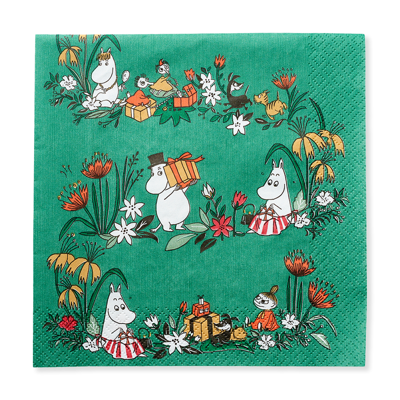 Moomin Mistletoe Lunch Napkins (20 pack)