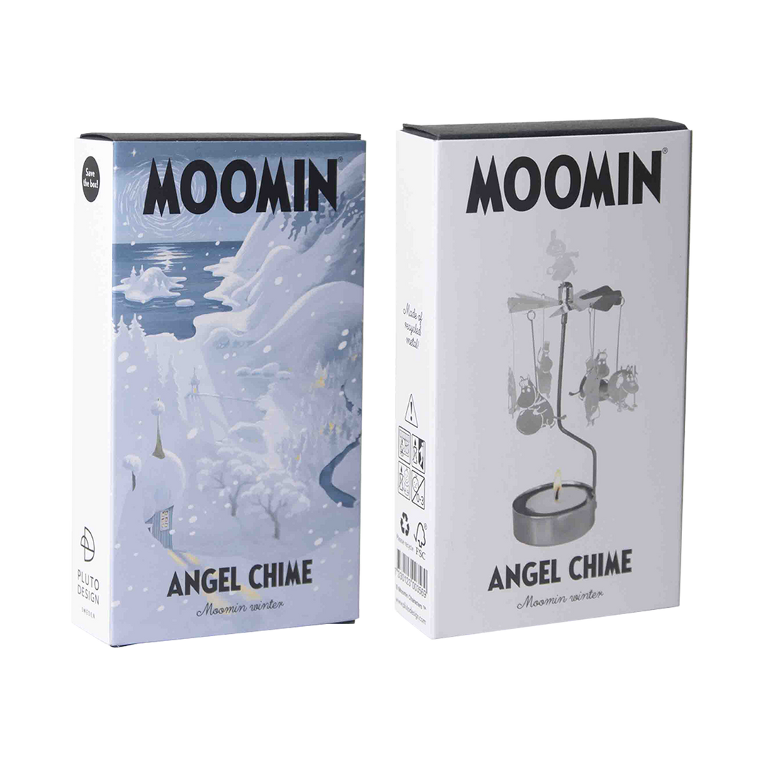 Moomin Winter Silver Angel Chime – Touch of Finland