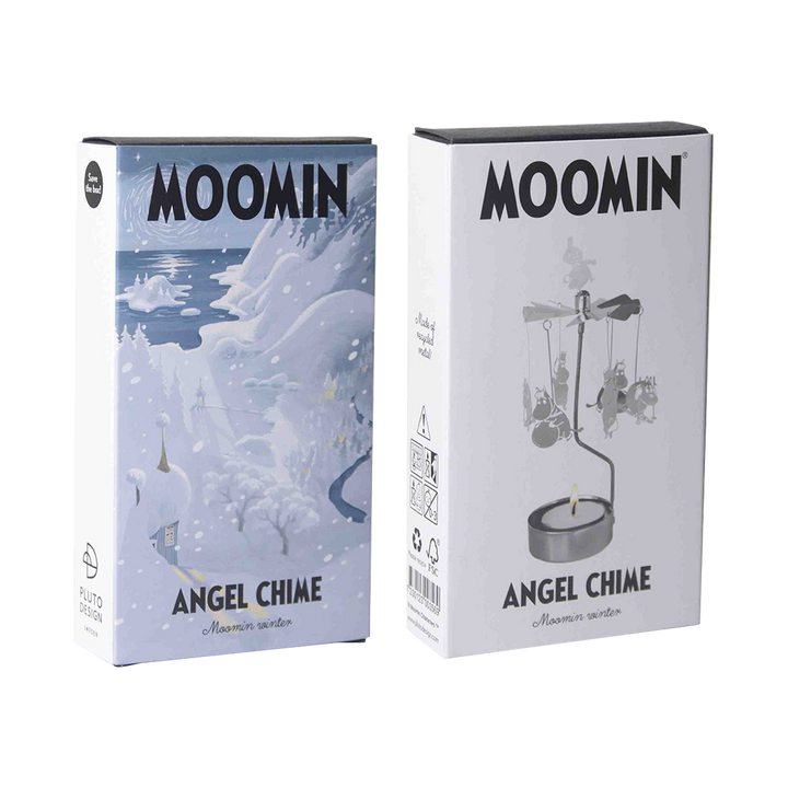Moomin Winter Silver Angel Chime – Touch of Finland