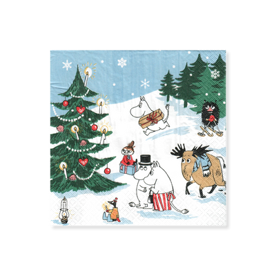 Moomin Wonder of Christmas Cocktail Napkins (20 pack)