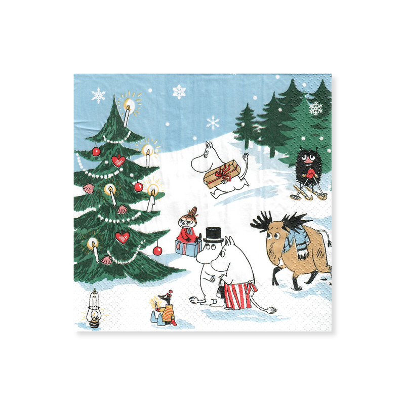 Moomin Wonder of Christmas Cocktail Napkins (20 pack)