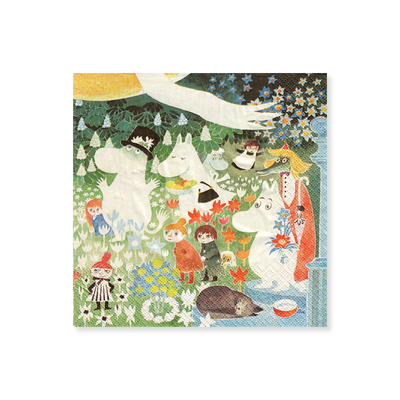 Moomin in the Meadow Cocktail Napkins (20 pack)