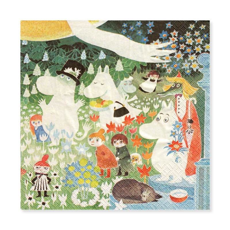 Moomin in the Meadow Lunch Napkins (20 pack)