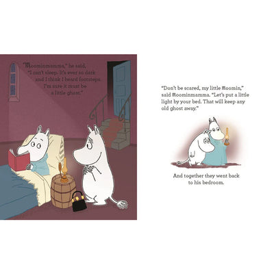 Illustration of two cartoon characters in a room with text.