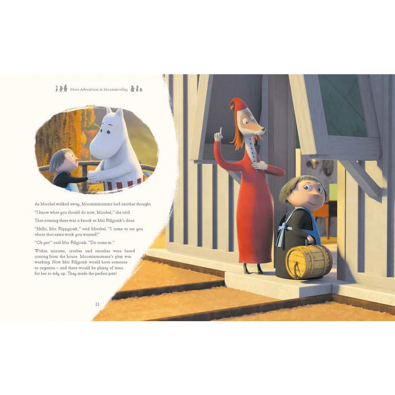 Illustration of animated characters in a room with a window.