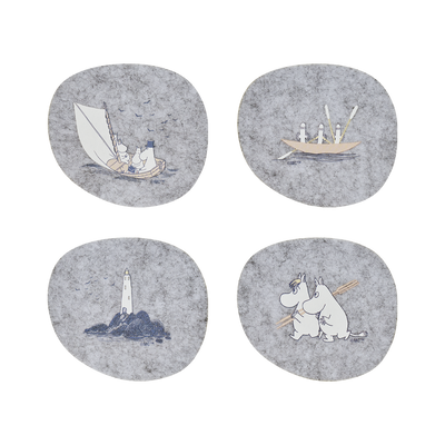 Muurla Moomin Sailors Coasters (Set of 4)