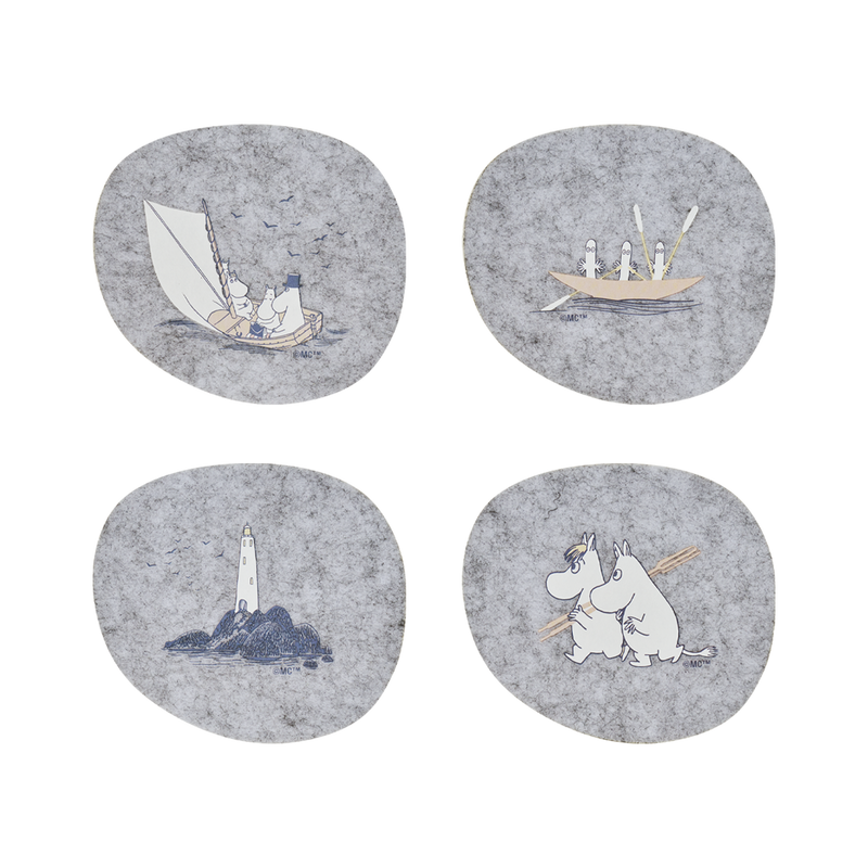 Muurla Moomin Sailors Coasters (Set of 4)