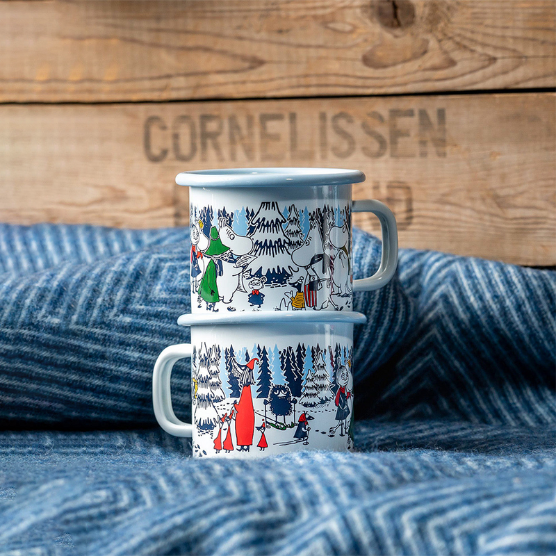 two Muurla Moomin Winter Forest Children&