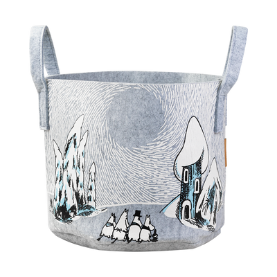 Muurla Winter in Moomin Valley Storage Basket