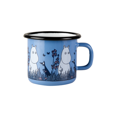 Muurla Moomin Friends Blue Enamel Children's Mug