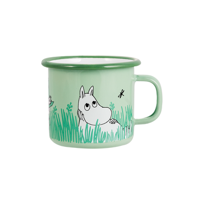 Muurla Moomin Friends Green Enamel Children's Mug