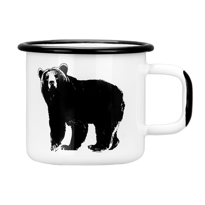 Muurla Nordic Bear Enamel Mug