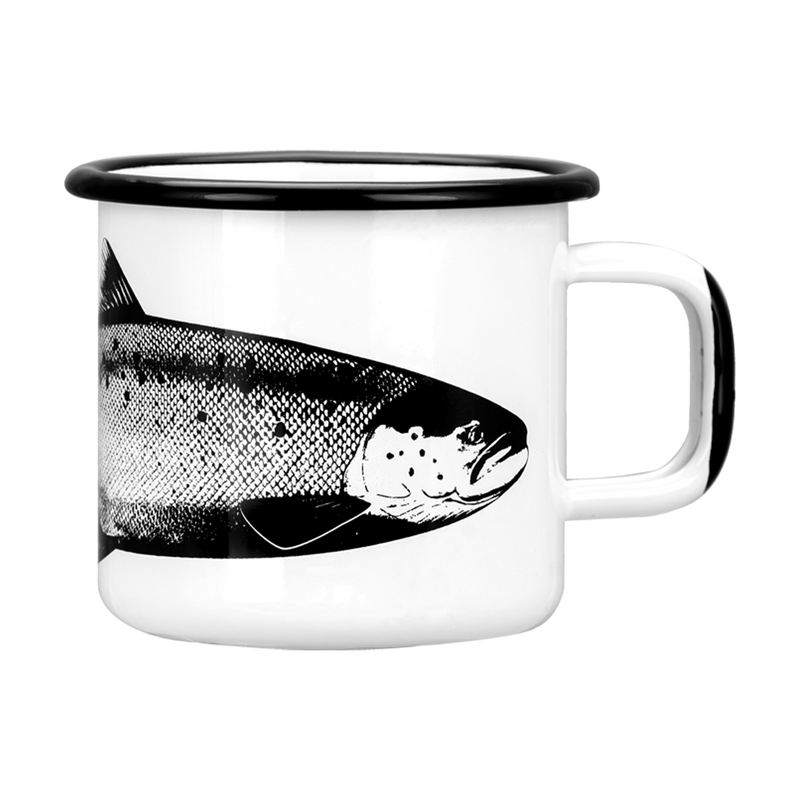 Muurla Nordic Salmon Enamel Mug