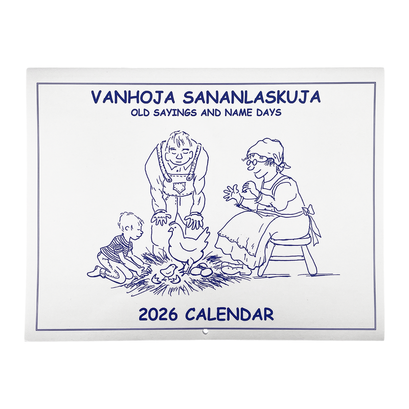 Old Sayings and Name Days 2026 Calendar