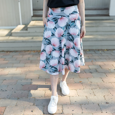 PaaPii Auri Skirt - Harmony, grey lifestyle lower body