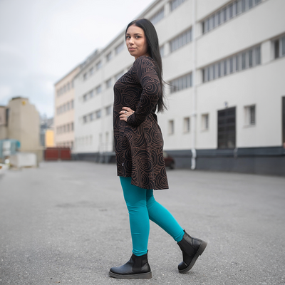 PaaPii Heija Tunic - Loop, brown lifestyle side