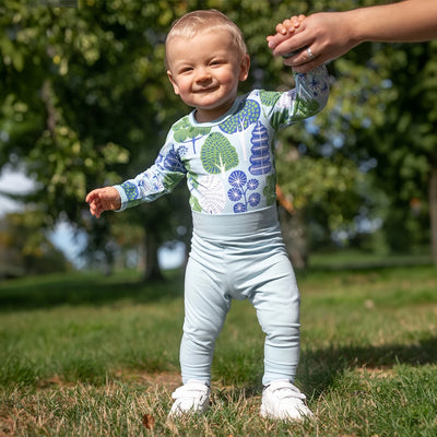 PaaPii Onesie Park blue pattern 