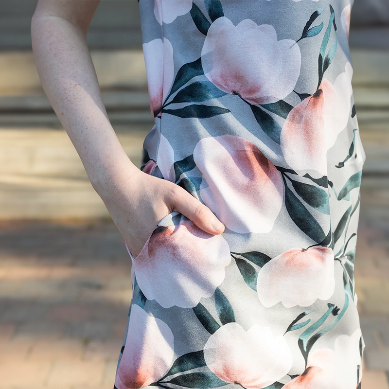 PaaPii Sointu Dress- Harmony, grey lifestyle pocket