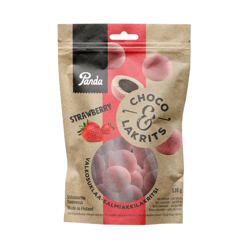 Panda Choco & Lakrits Strawberry (120g)
