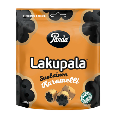 Panda Lakupala Salty Caramel Covered Licorice (180g)