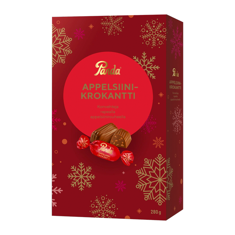 Panda Orange Crisp Milk Chocolates Box (280g)