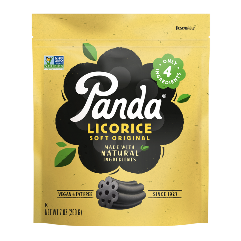 Panda Natural Black Licorice Bag (200g)