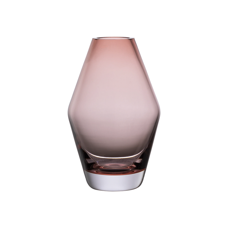 Pentik Fonte Clear Burgundy Vase 6"