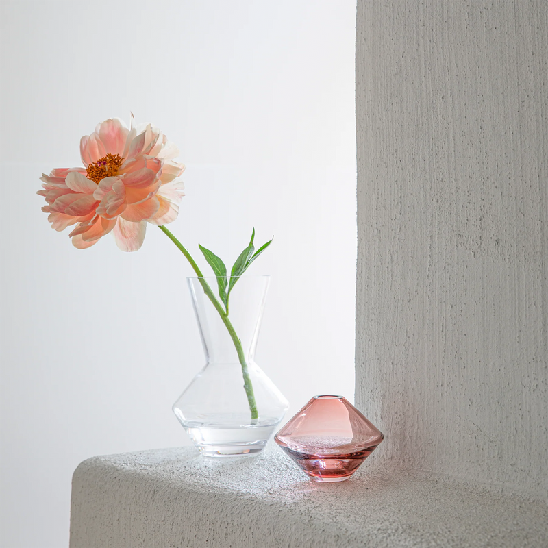 Pentik Fonte Clear Glass Vase 6"