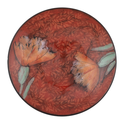 Pentik Gerbera Studio Plate red