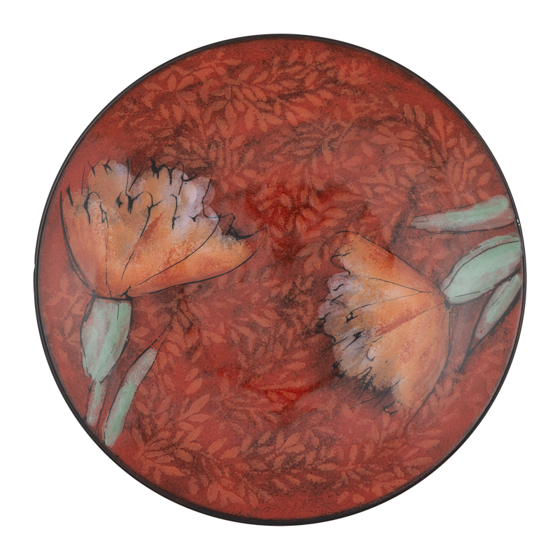 Pentik Gerbera Studio Plate red