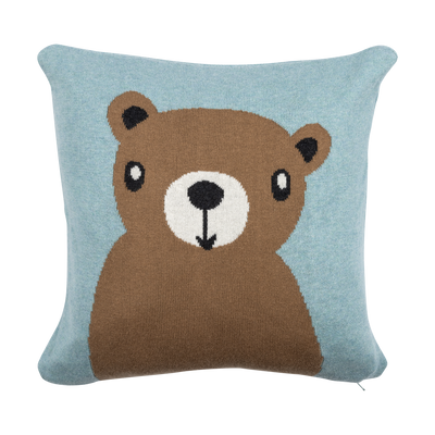 Pentik Nalle Cushion Cover, turquoise