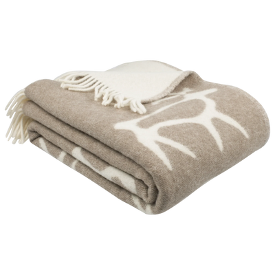 Pentik Saaga Wool Blanket brown