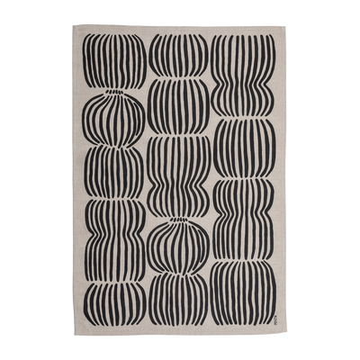 Pentik Vilja Black Kitchen Towel