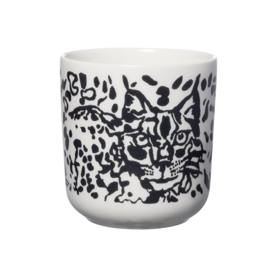 Pentik Villikissa black / whiteTuntu Mug