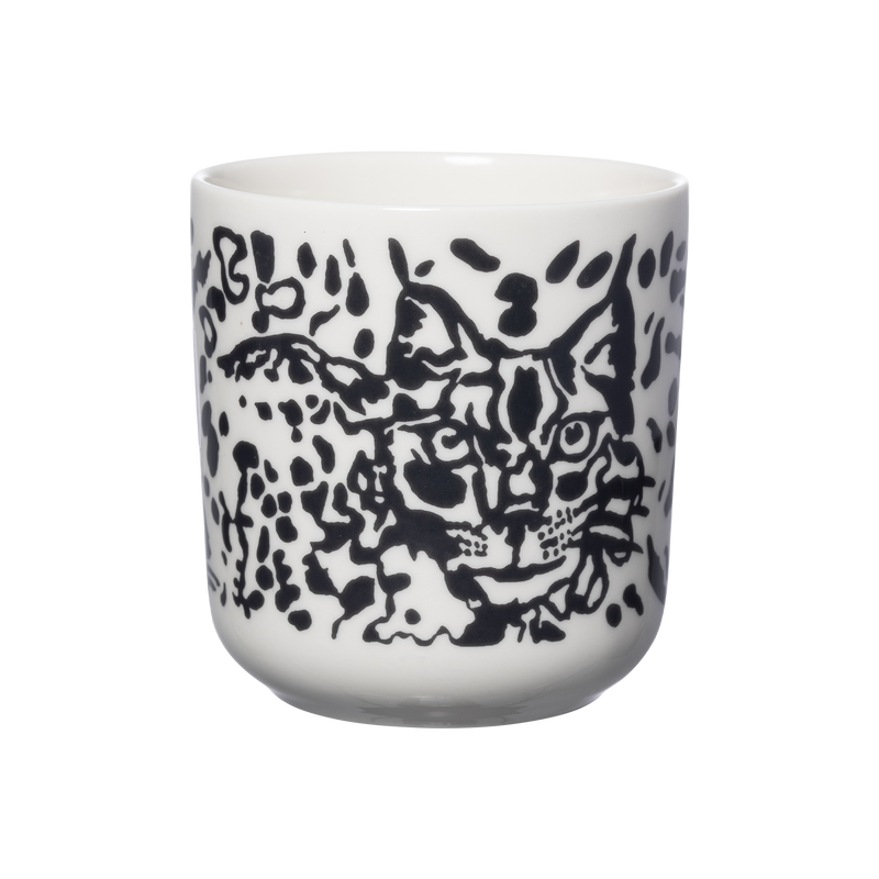 Pentik Villikissa black / whiteTuntu Mug