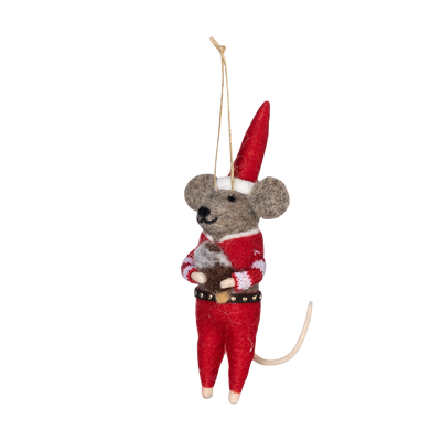 Pentik Hannu Mouse Decorated red